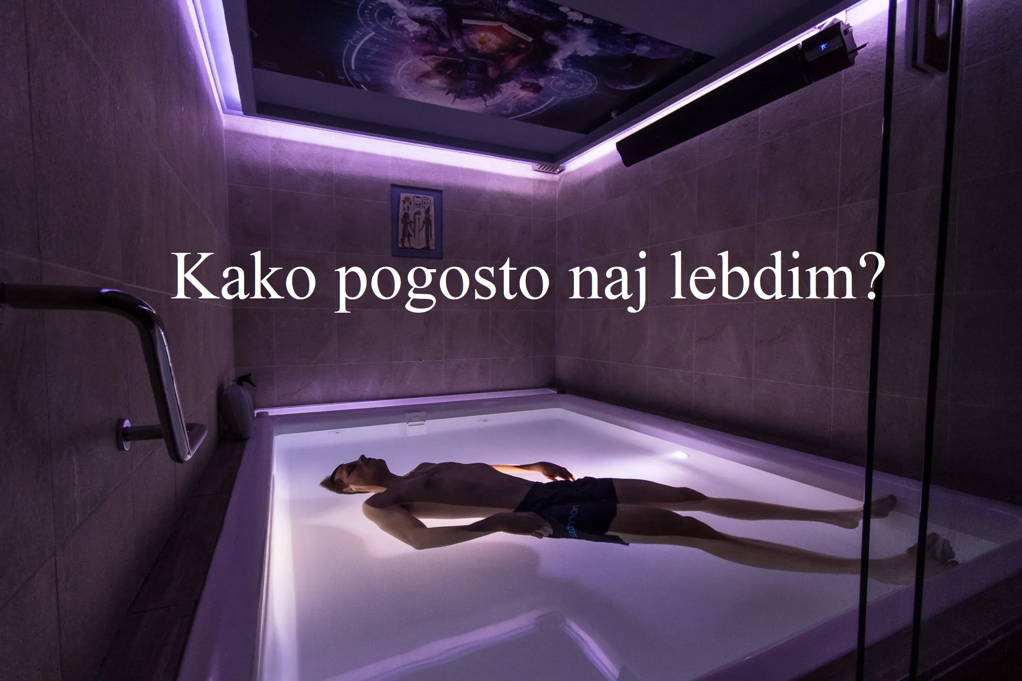 Pogostost lebdenja v lebdilni sobi