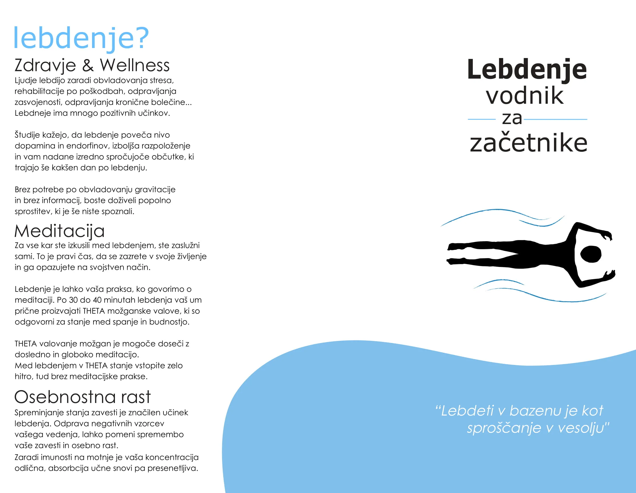 Vodnik za začetnike – nasveti za lebdenje (2. del)